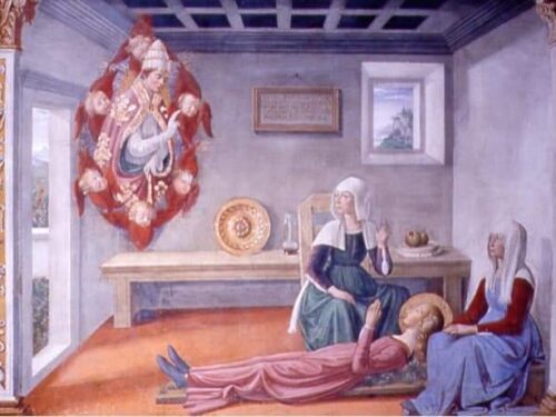 Domenico Ghirlandaio, Visione di Santa Fina